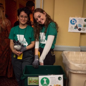 T/F Green Team helps keep the Missouri Theatre clean during the Jubilee on Thursday, February 28, 2019. (Photo by Jonathan Asher)