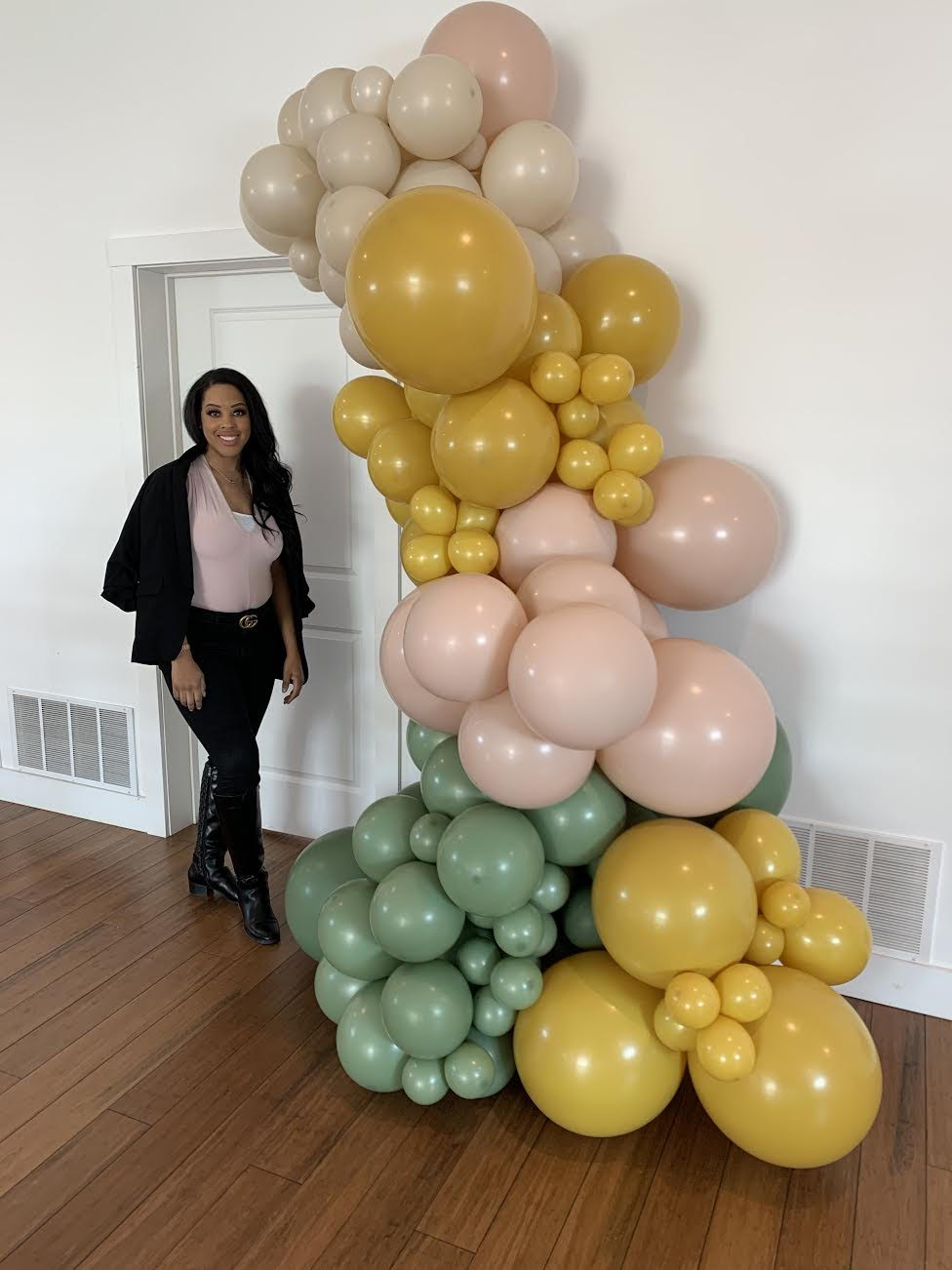 Disco Garden Balloon Sculpture